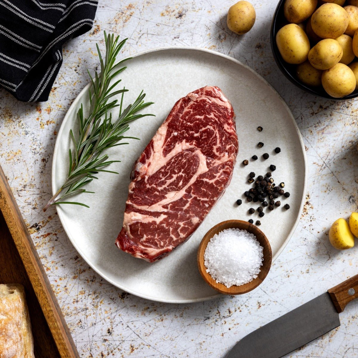 Kinnealey Meats® USDA Prime Black Angus Boneless Ribeye - 11 oz